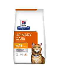 Hill's Prescription Diet c/d Urinary Care Multicare Feline Pollo 8 kg secco gatto 